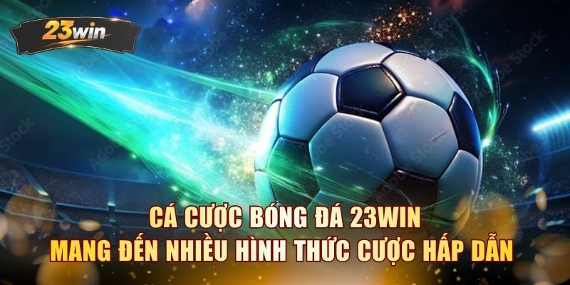 Cá cược bóng đá 23WIN mang đến nhiều hình thức cược hấp dẫn